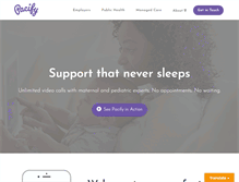 Tablet Screenshot of pacify.com